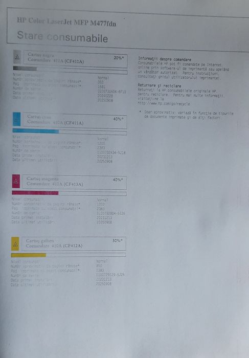 Imprimanta HP M477 fdn