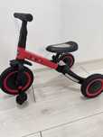 Tricicleta si bicicleta Chipolino Smarty 2 in 1 red