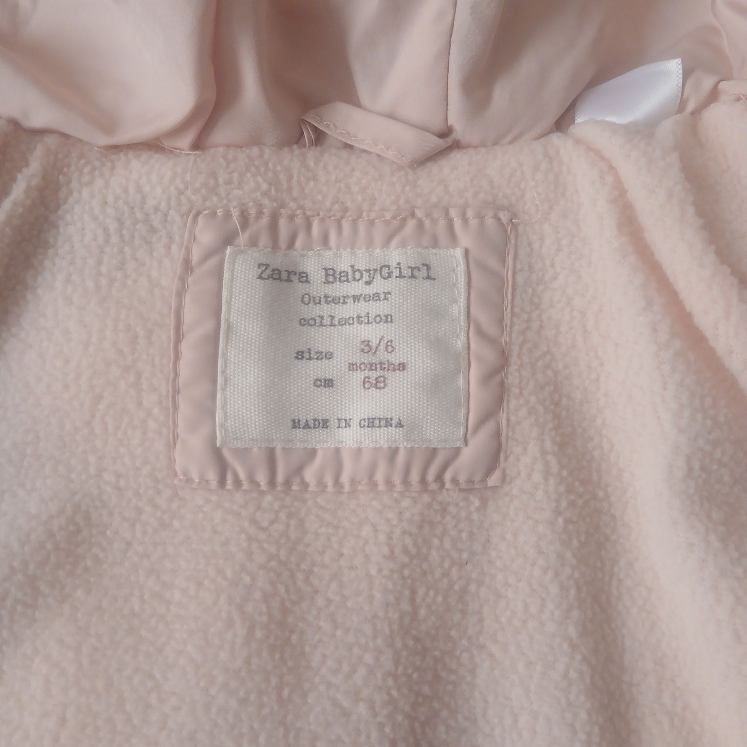 Детско зимно яке Zara 3-6 месеца
