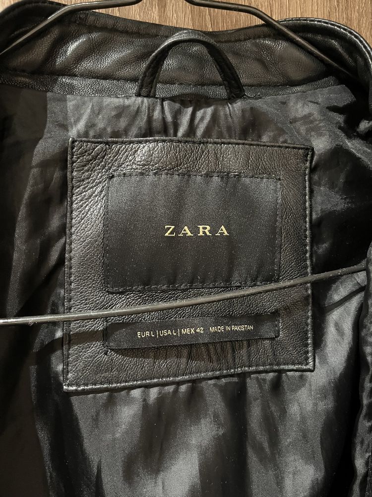 Zara кожено яке