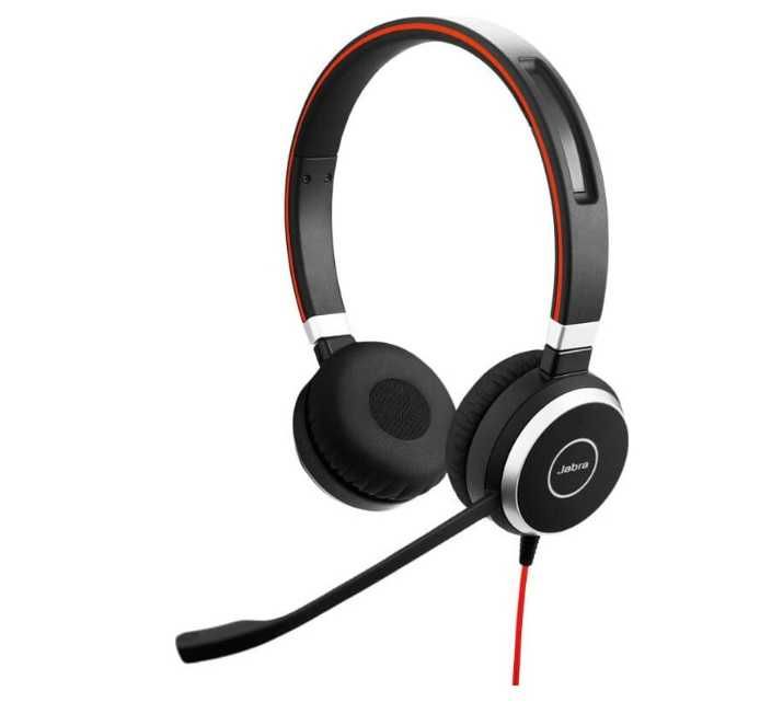 Casti Stereo Jabra Evolve 40, On-Ear, Negru