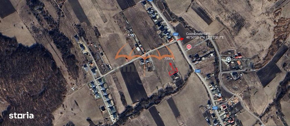 Teren intravilan de vanzare  in Popesti 700m² cu PUZ