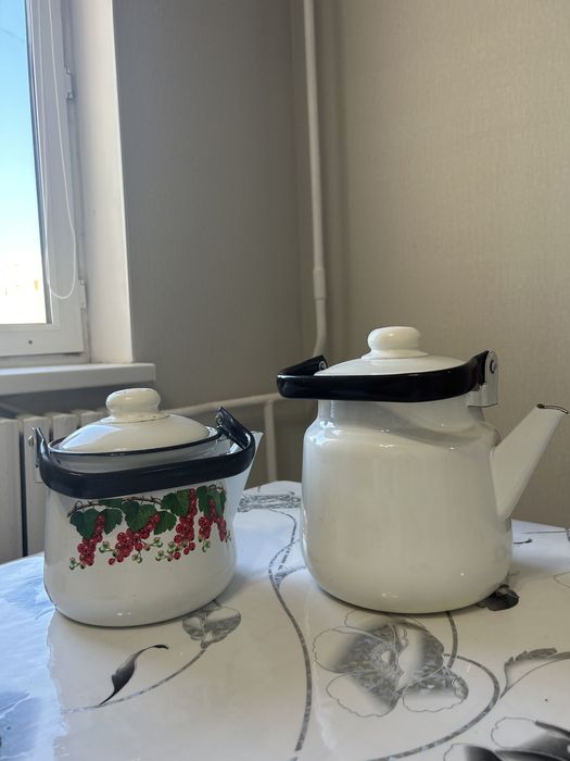 Чайники эмалированные
