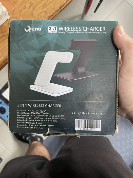 Statie incarcare iPhone, iWatch + AirPods