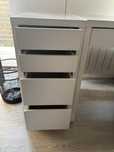 Birou, cub birou, scaun birou, noptiera IKEA
