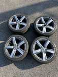 Джанти с летни гуми 17” за Audi. 9мм грайфер !