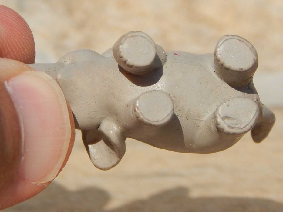 Figurina elefant Kinder din cauciuc dur 5 cm