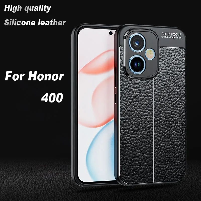 Honor 400 / 400 Pro / Лукс кейс гръб кожена шарка