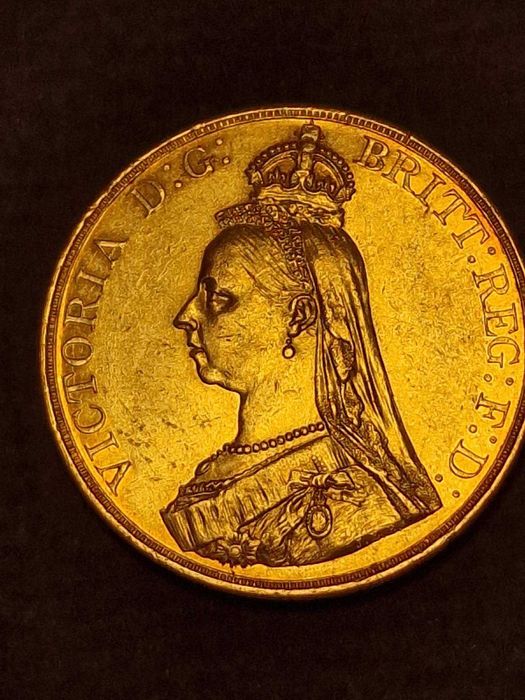 Златна Монета Петорен Британски Суверен 1887-39.94 гр.