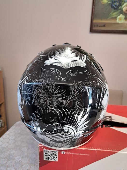 Casca Moto Shot Race Gear Enduro Cross Atv Nou