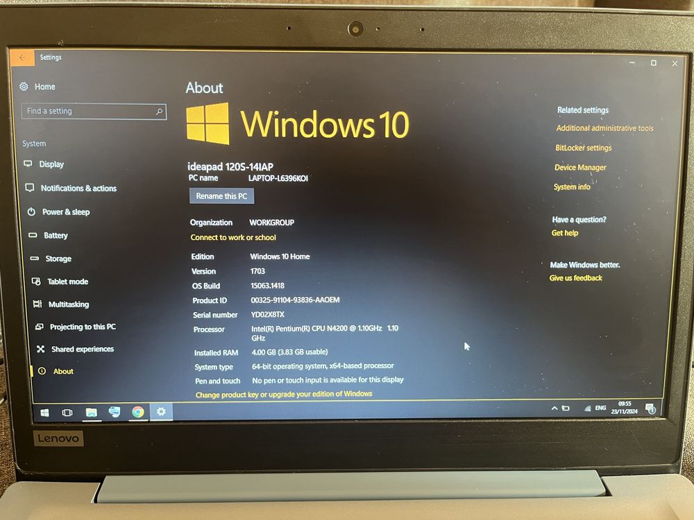 Lenovo IdeaPad 120S-14IAP