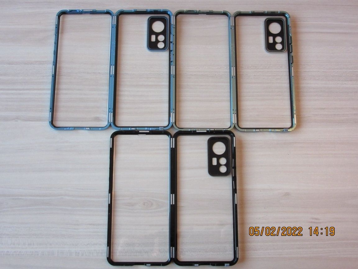 Xiaomi 14T 14T Pro 12 12X / Двоен 360 магнитен кейс с камера протекор