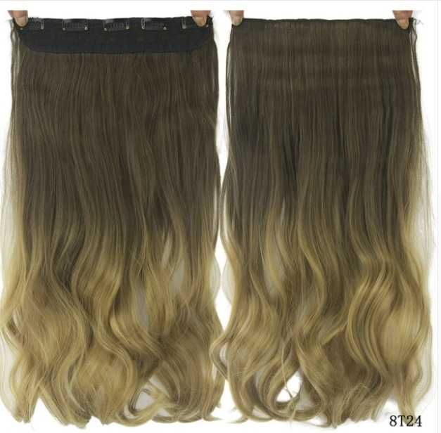 Лента искусственных волос на заколках