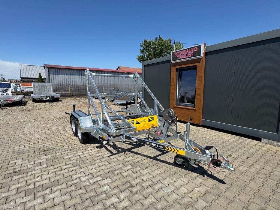 Remorca Lorries transport tambur cablu/teava 2 axe 3,5t  2025 noua