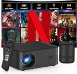 Video proiector led smart 1080P Youtube Netflix Amazon hdmi bluetooth