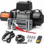 Troliu Auto 13.500 LBS 12V – Cablu Oțel, Wireless, Garanție Inclusă