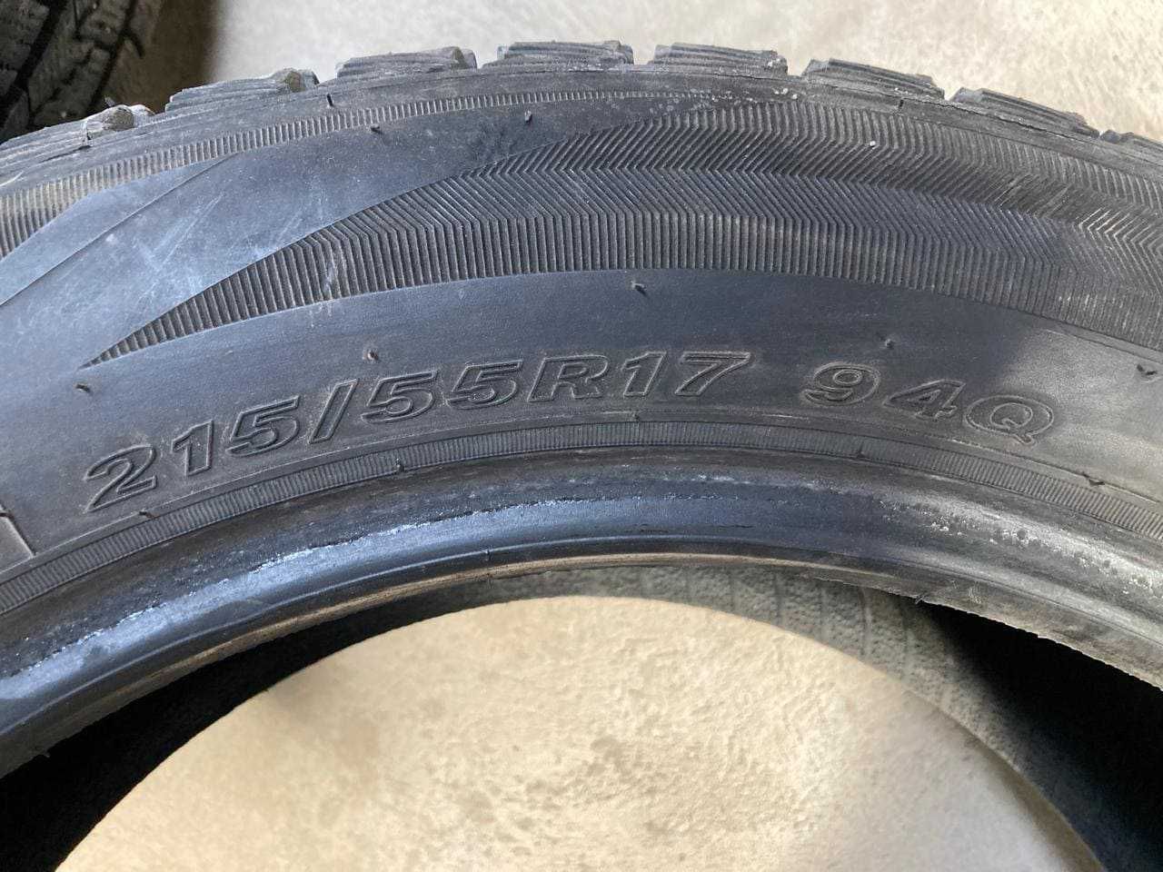 Шины зимние Roadstone Winguard Ice 215/55 R17 94Q (без шипов)