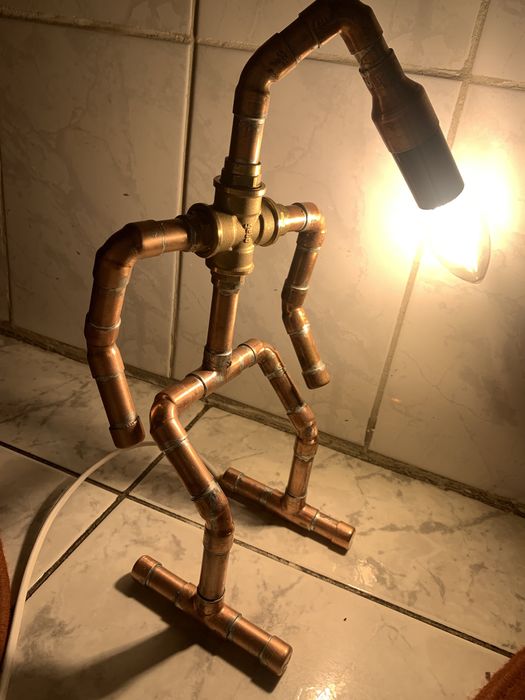 Veioza birou din cupru