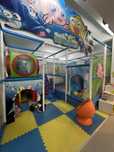 Set de joaca interior pentru copii, trambuline, tobogane, piscine bile