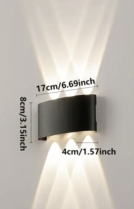 Фасадна лампа 6w 4000k