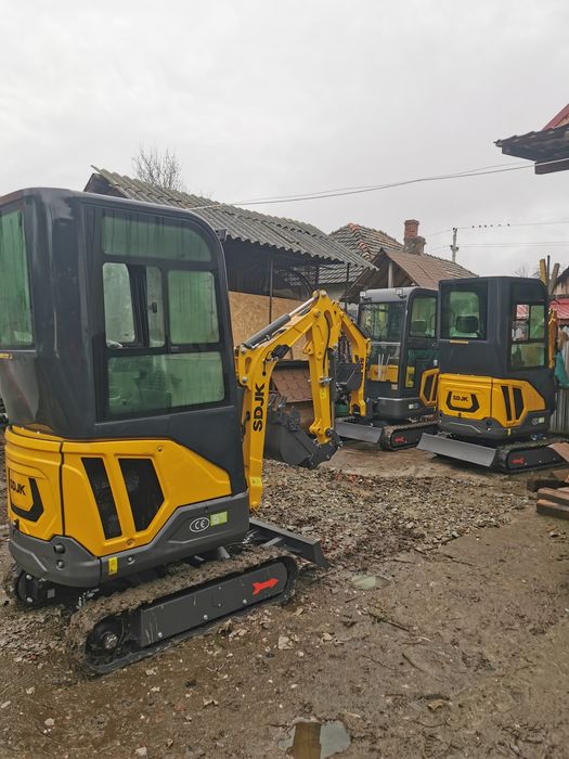 Miniexcavator 1.6 t motor Kubota