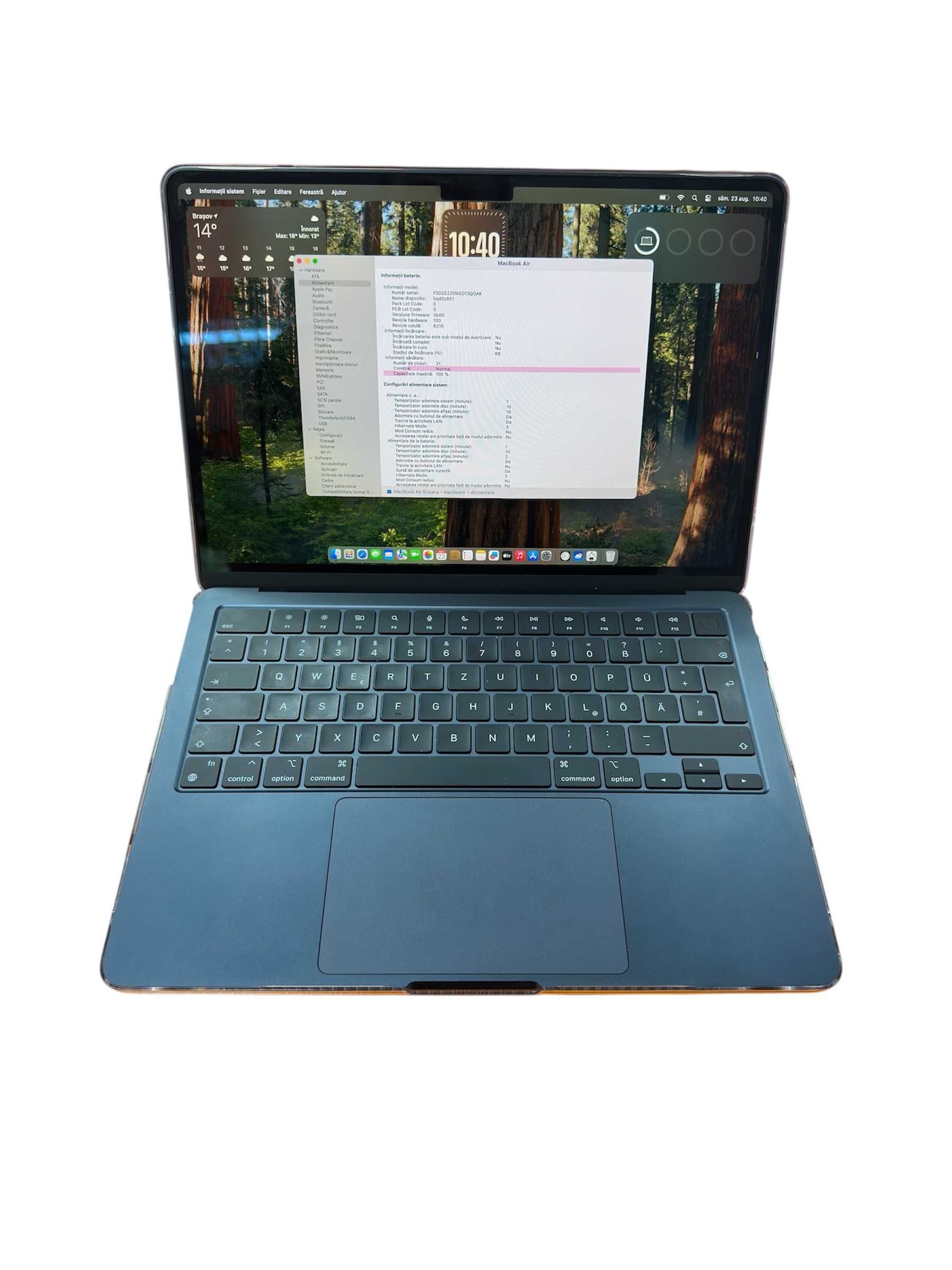 Macbook Air M2 - 256 GB / 21 Cicluri  - Cashbook Amanet Brasov