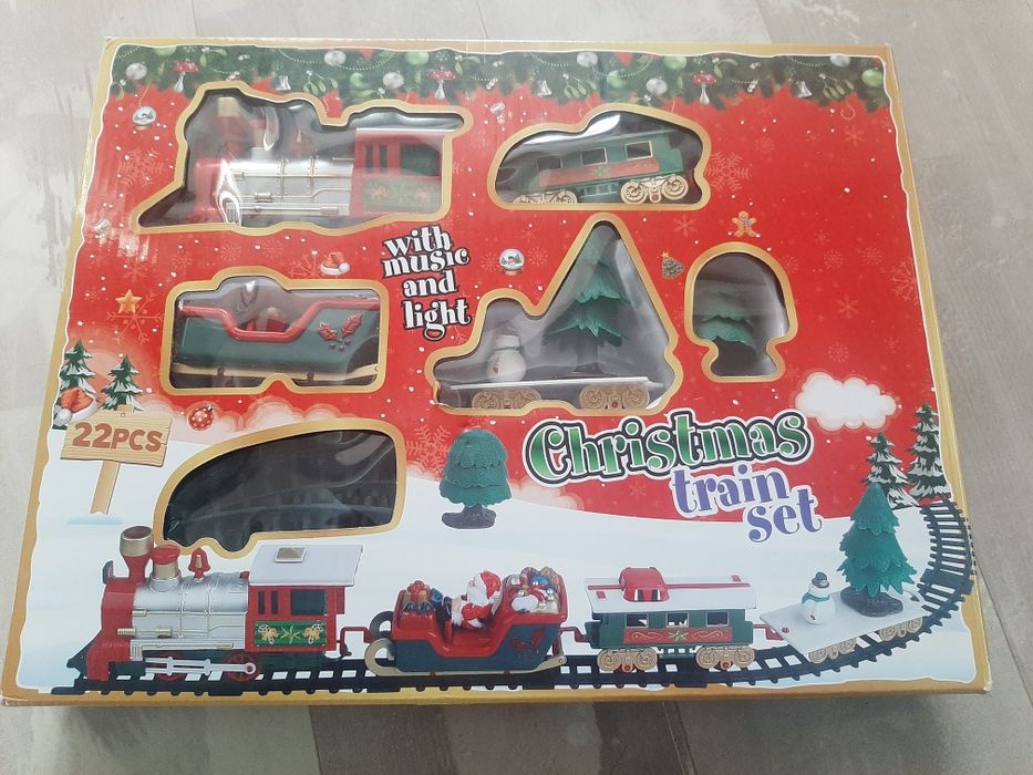 Коледно влакче на батерии
