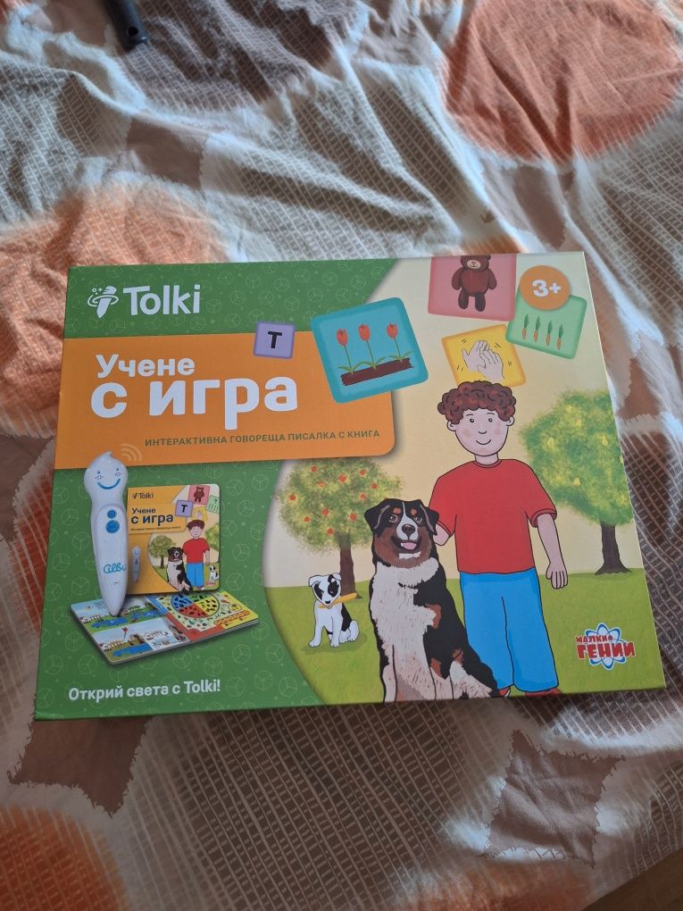 Tolki Интерактивна говореща писалка с книга "Учене с игра"