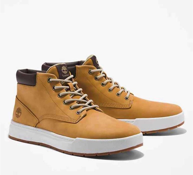 Мъжки обувки Timberland Maple Grove Leather Chukka, жълти, № 44 – нови