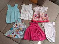 Lot de vară pt fetițe/rochite 68 (Zara, SMYK, H&M)