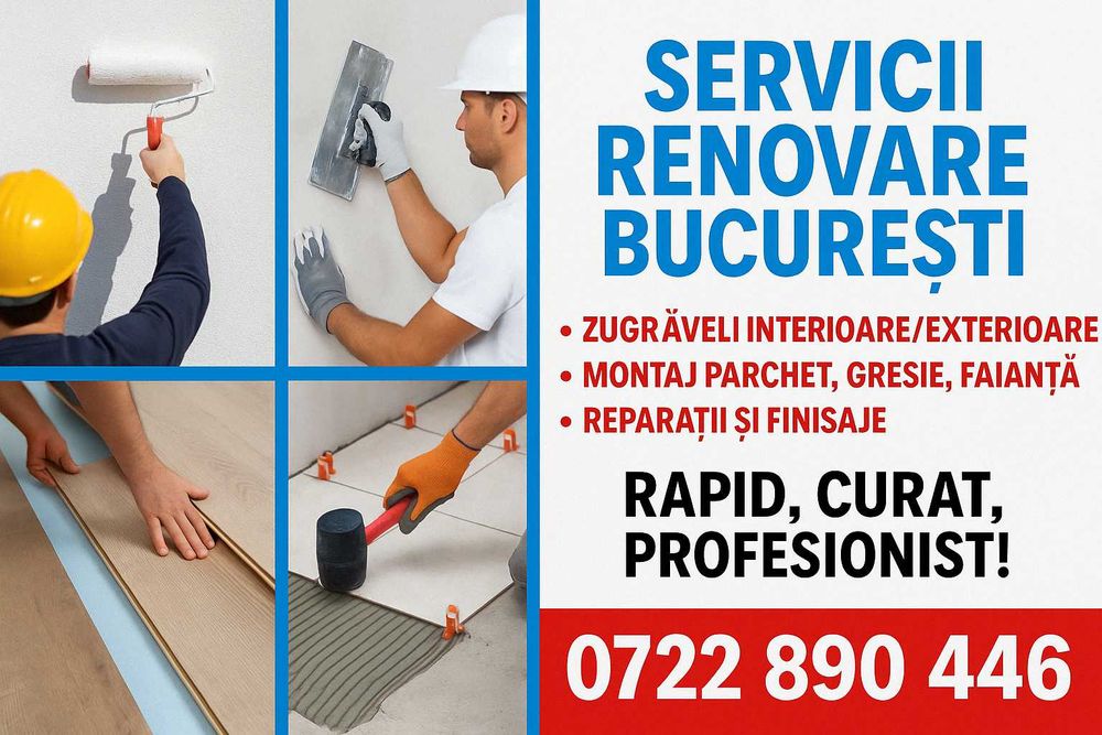 Renovări & Zugrăveli Profesionale – București și Ilfov