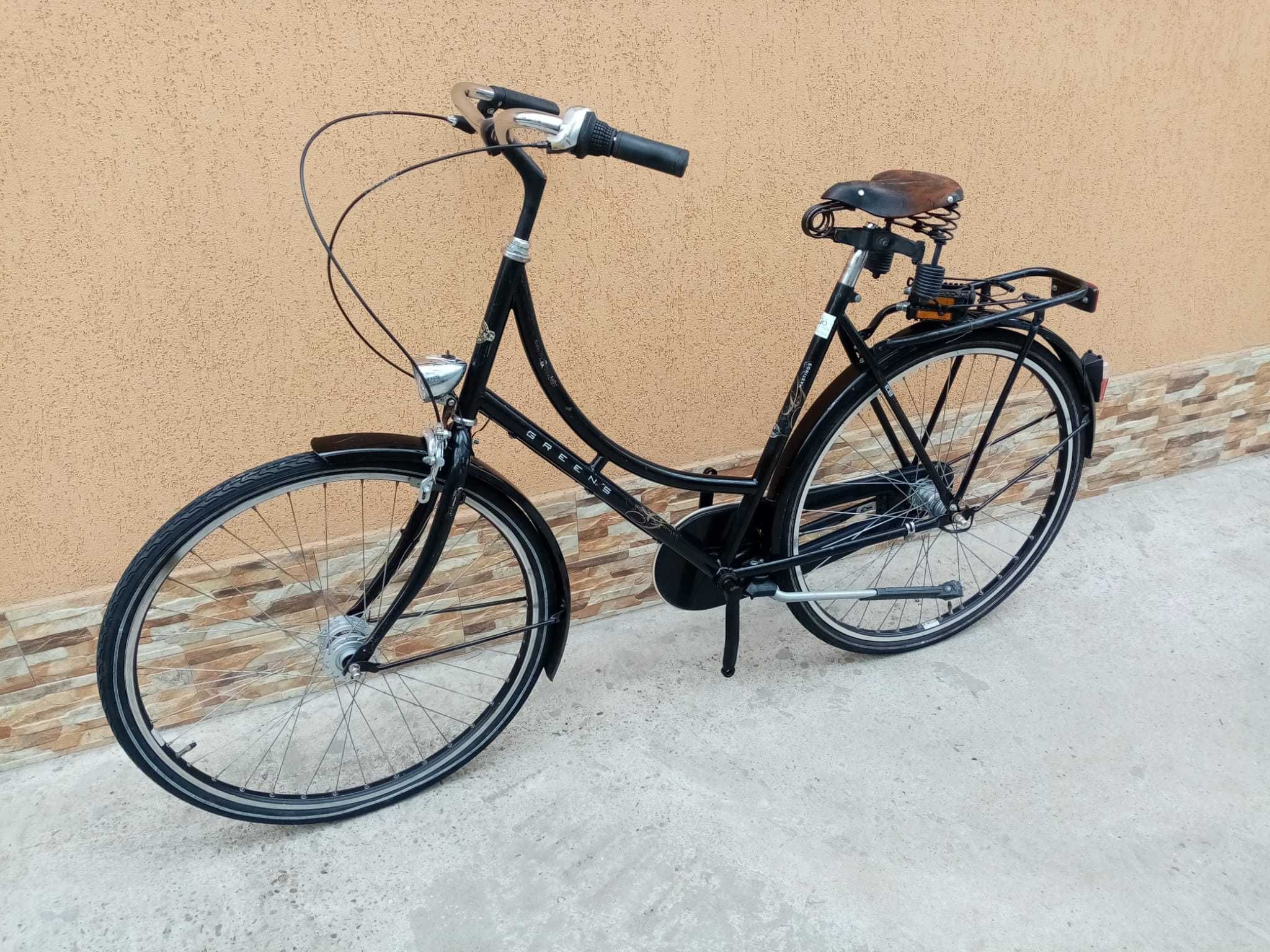 Vând bicicleta greens cu dinam