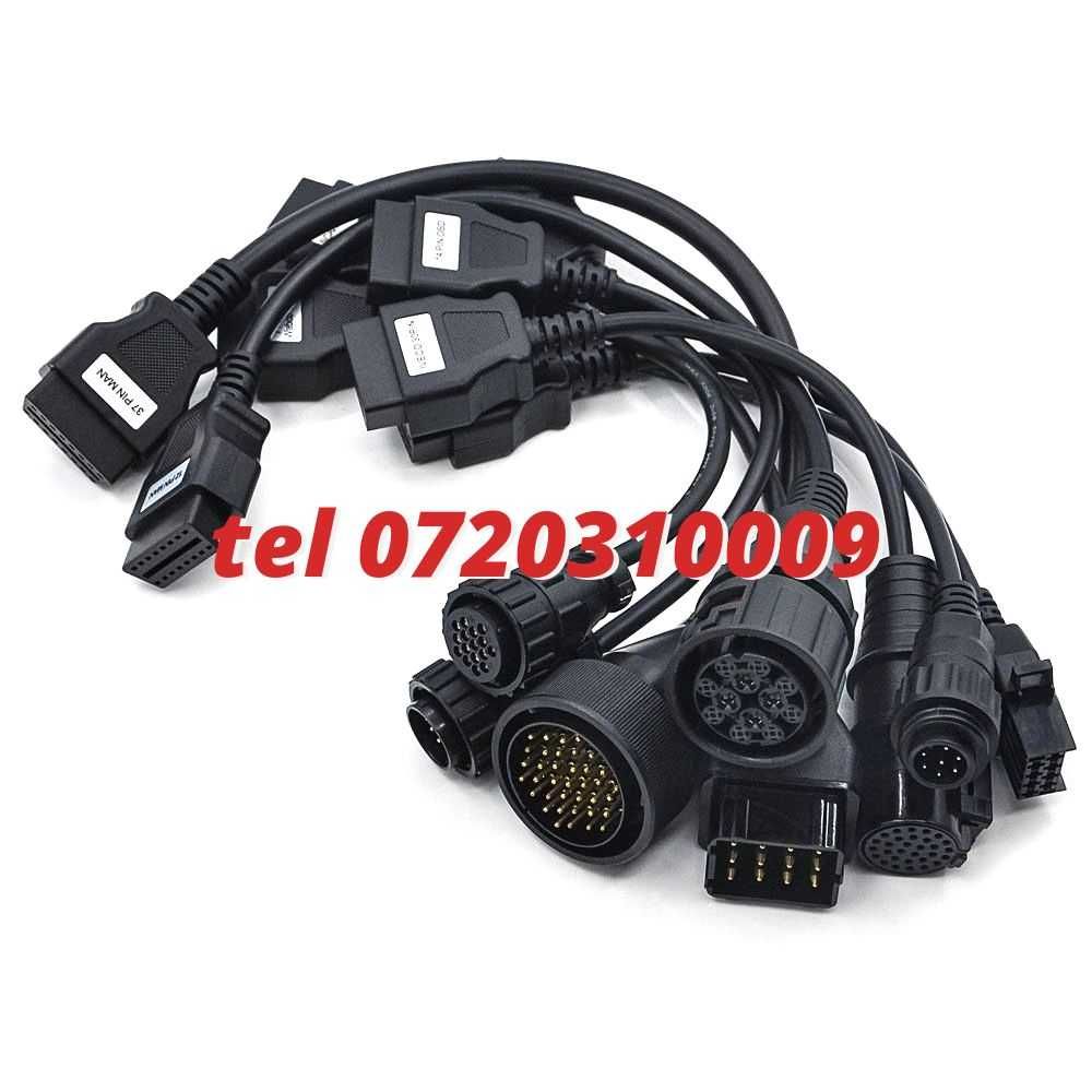 Kit Set 8 Cabluri Adaptoare Obd2 Autocom Delphi Camioane