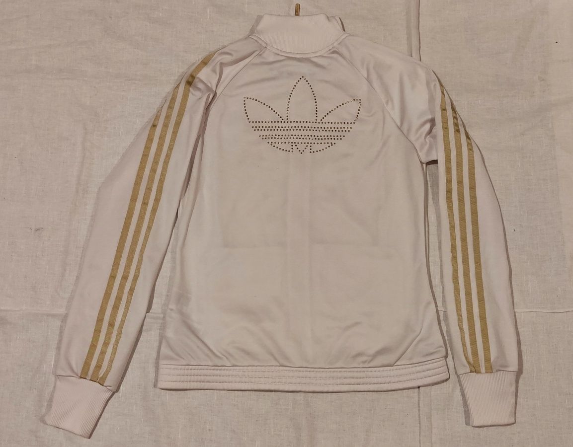 Bluza Adidas dama mărimea 36 sport trening fermoar poliester