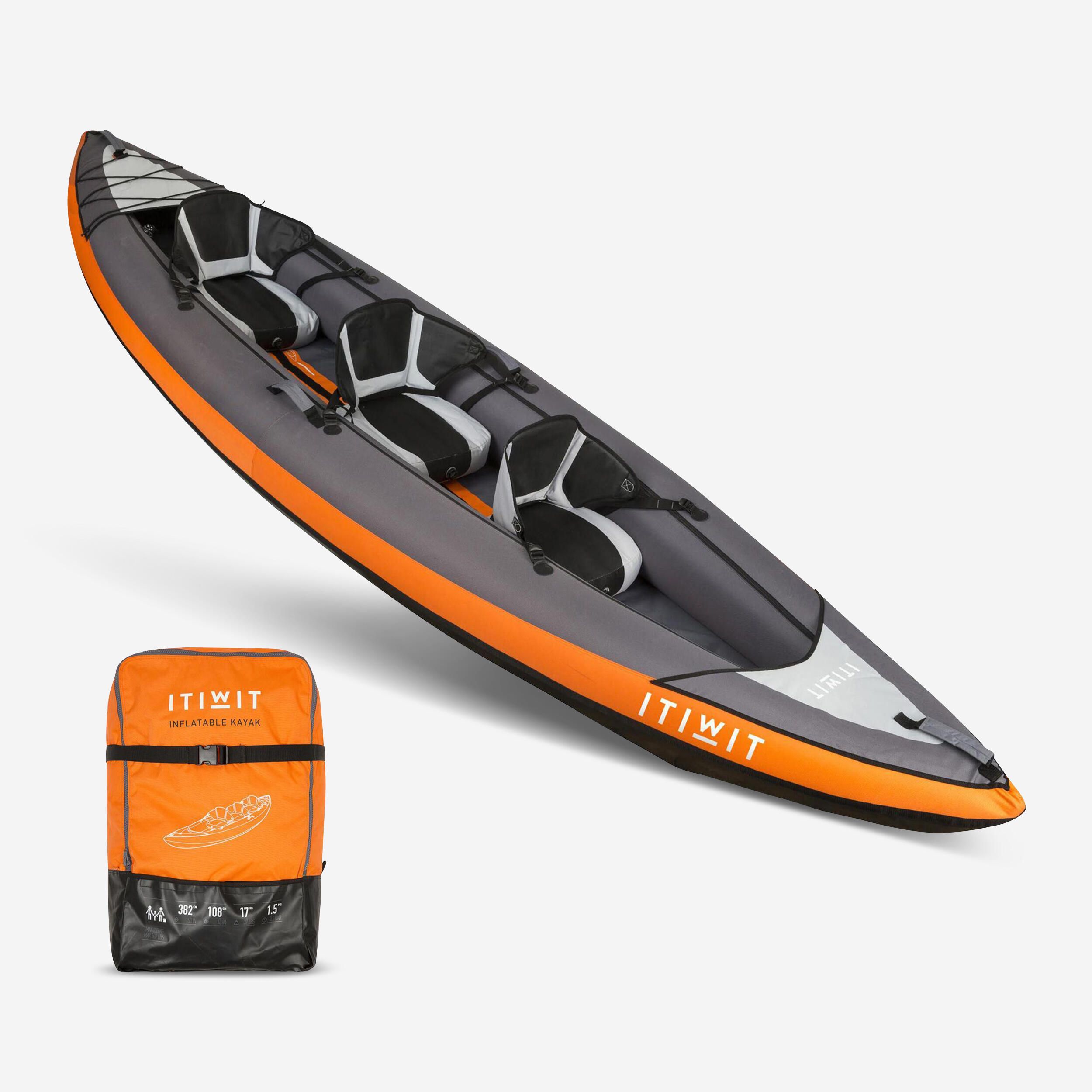 Caiac gonflabil 2/3 locuri - produs resigilat (nou) Decathlon