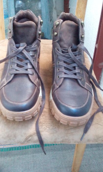 MatStar Мъжки зимни боти Естествена кожа 42-43