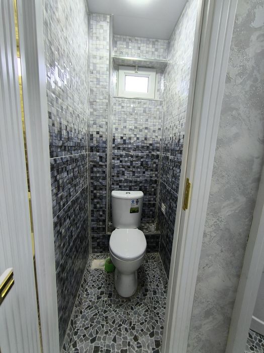 Ипотека 2 х в 3х ком кирпич ремонт под ключ. Янгиюль. 1/2 балкон 2*6