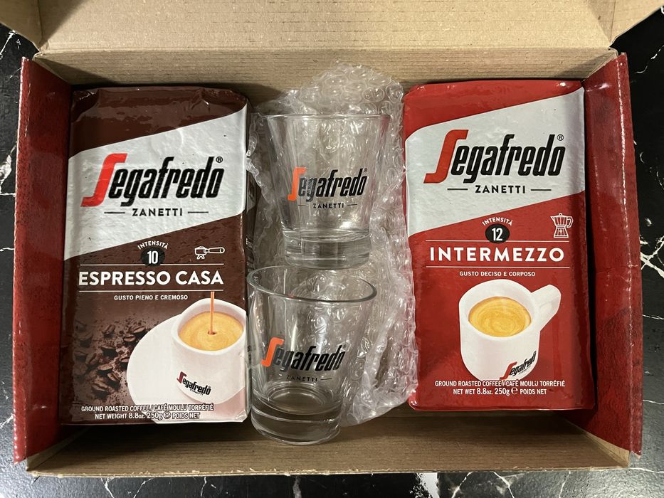 Кафе Segafredo Zanetti - подаръчна кутия с чаши