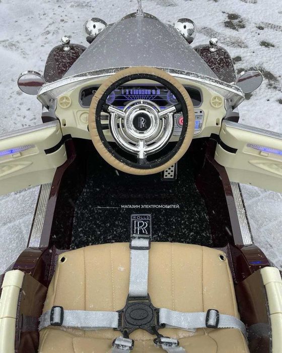 Детский ретро электромобиль Rolls Royce phantom
