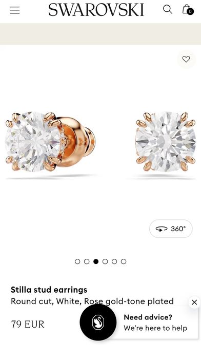 Swarovski  earrings