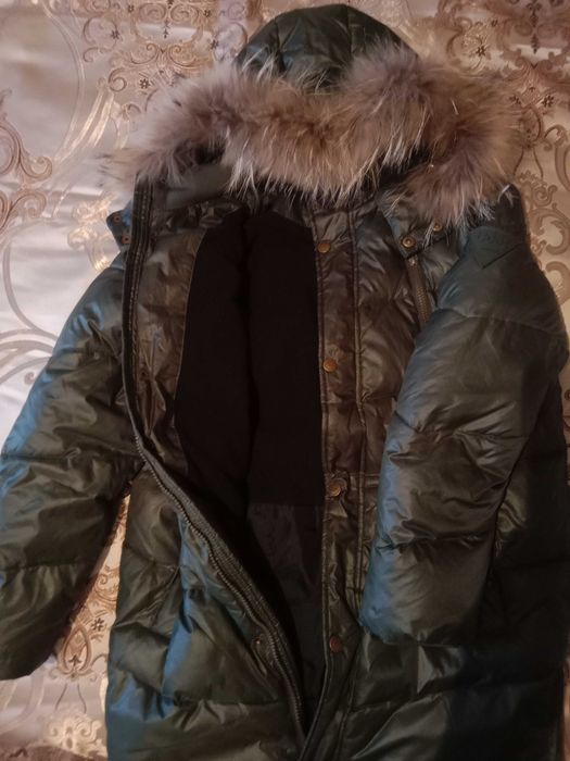 Зимняя куртка пуховик  пух/перо на 11-13 лет