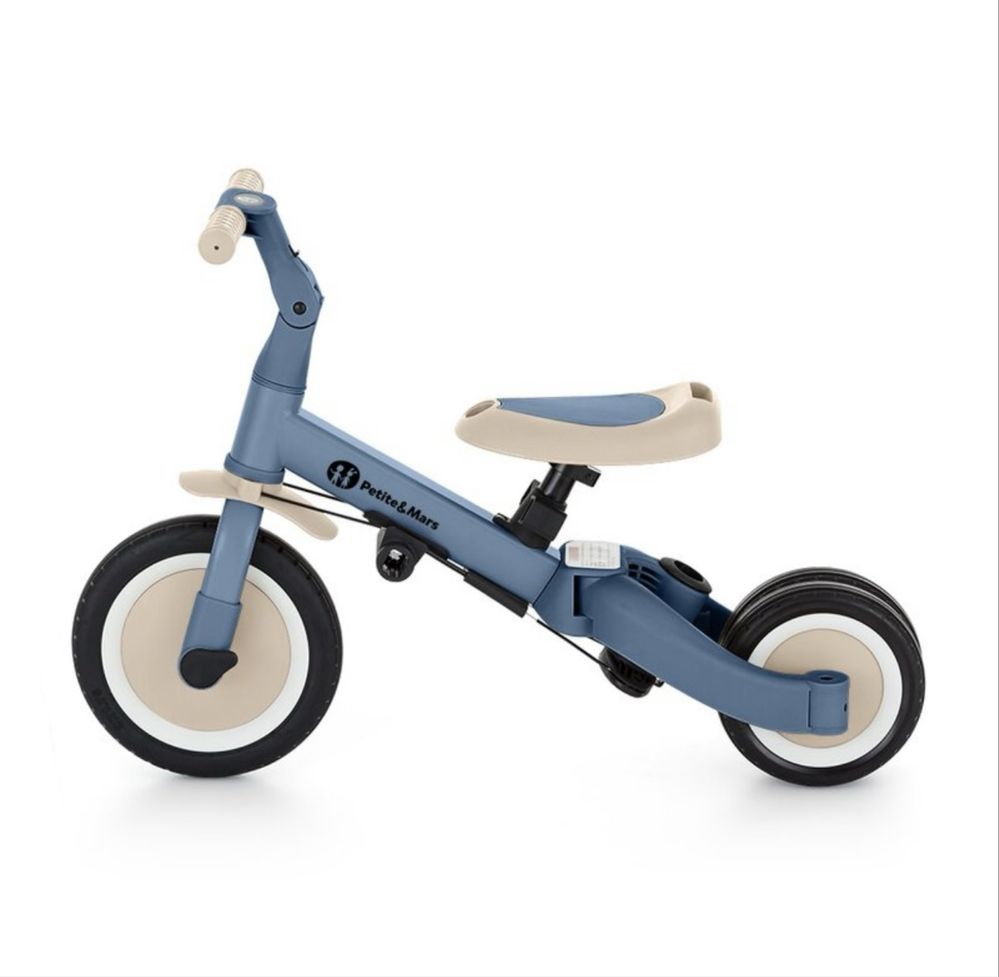 Tricicleta, Petite&Mars, Turbo, 5 in 1, Multifunctionala,