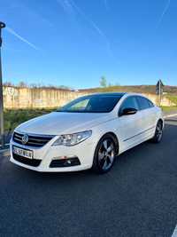 Passat CC 2011 170 cp 2.0TDI DSG alb piele Alcantara