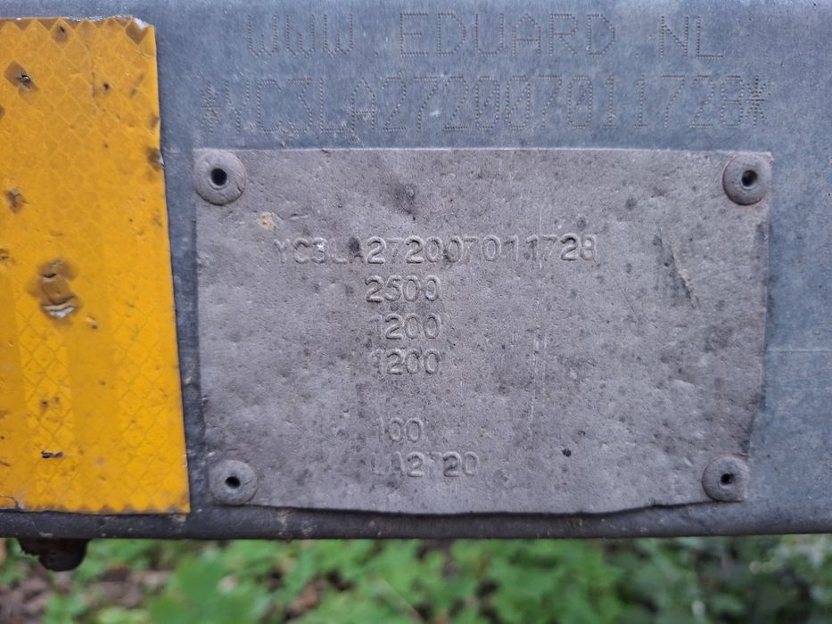 Platforma auto 3T (omologare 2500 kg)