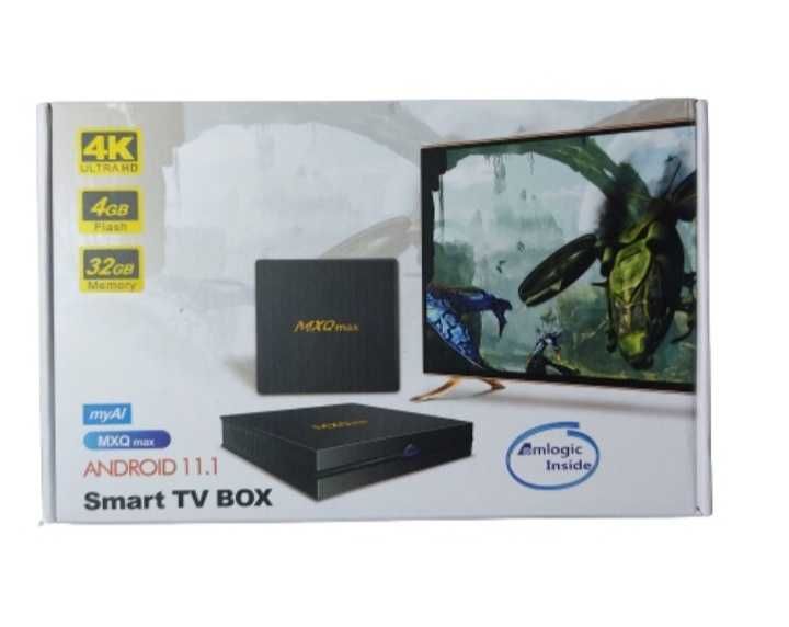 ТВ БОКС Android 11.1 tv box MXQ MAX 4K БГ ТВ