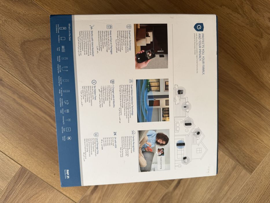 Eufy 2K Dual Camera Doorbell – nou, nefolosit