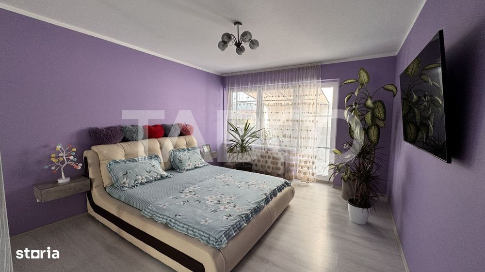 Apartament cu 3 camere de vanzare 80mp mobilat utilat terasa Turnisor