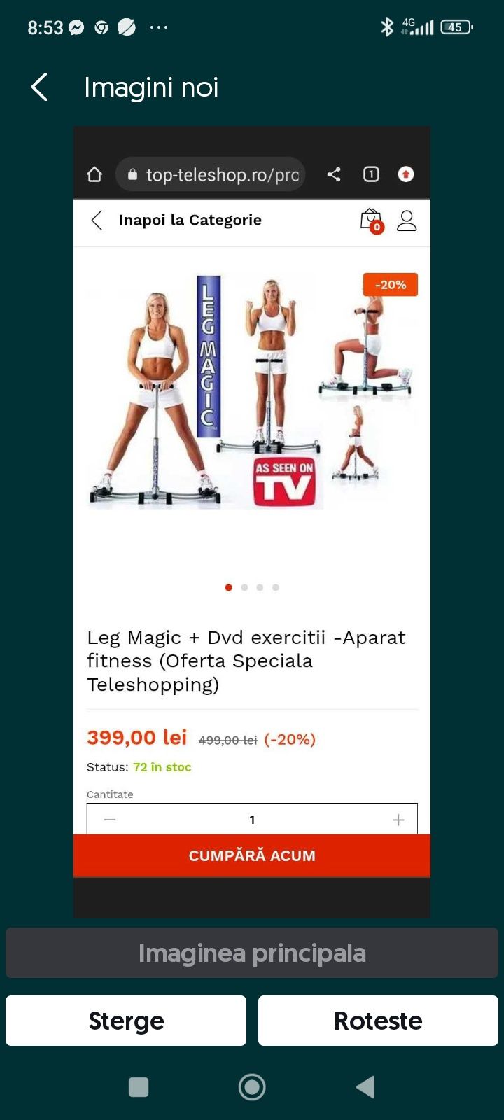 Aparat sport Leg Magic
