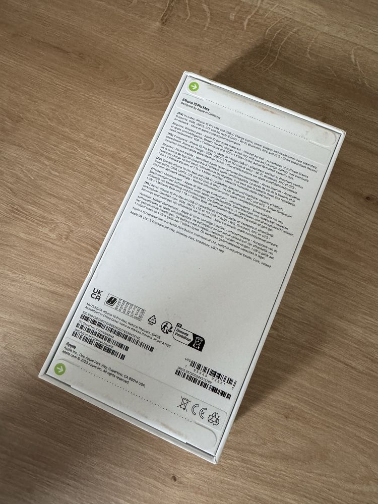 Iphone 15 Pro Max, Natural Titanium