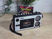 Radio casetofon portabil POPPY cr-242, vintage colectie 1975